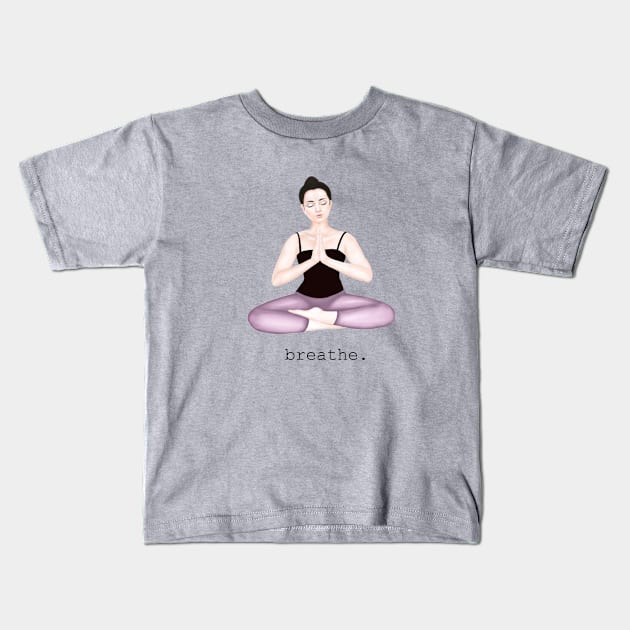 breathe Kids T-Shirt by Breathe Serene 